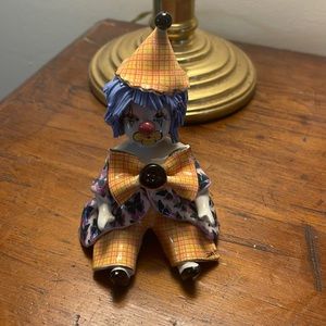 Blue Spaghetti hair clown Made in Italy Zampiva